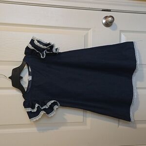 Oopsie Daisy Size 7 Dark Denim Dress